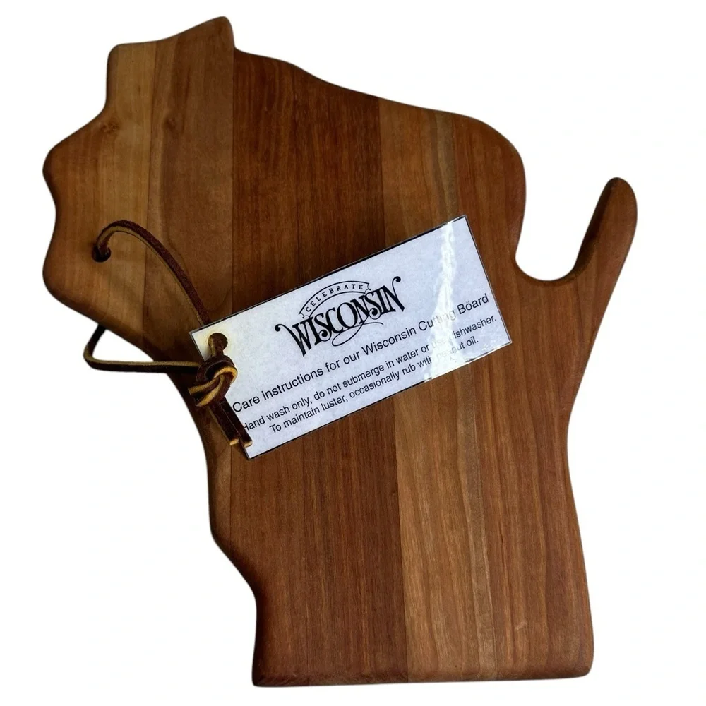 Wisconsin Wooden Cutting Board.